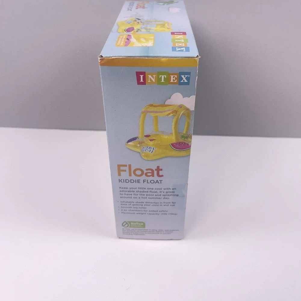 Intex Kiddie Float 1-2 years Baby Pool Float w/ Detachable Sunshade 32